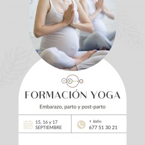 Nueva fecha para Formación "Yoga en Embarazo, Parto y Post-Parto"​